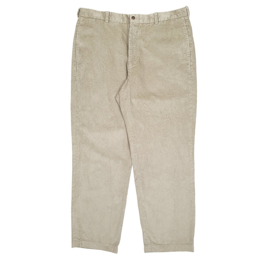 Mens Beige Brooks Brothers Corduroy Trousers