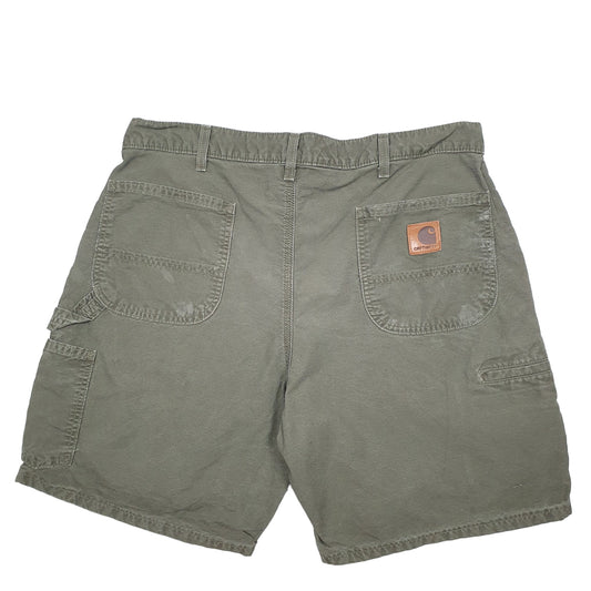 Mens Khaki Carhartt Workwear Carpenter Shorts