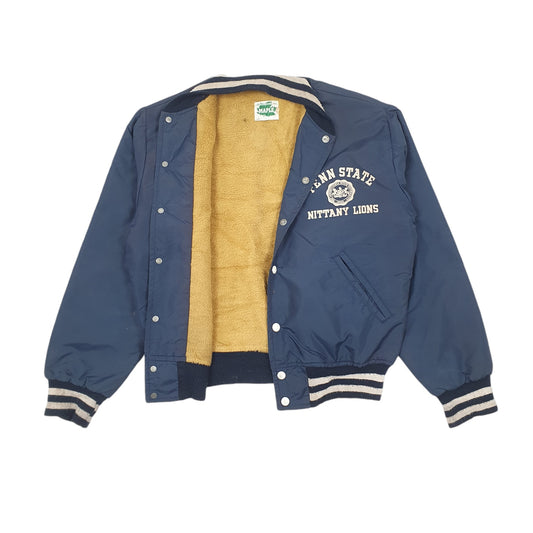 Mens Navy Maple Penn State Nittany Lions Vintage 80s Coat