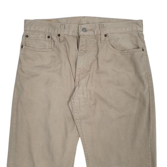 Mens Beige Levis 559 Jeans W33 L32