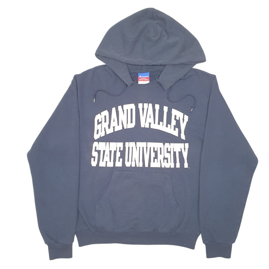 Mens Navy Champion Grand Valley State University USA Hoodie Jumper