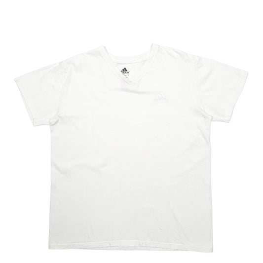 Mens White Adidas Short Sleeve T Shirt