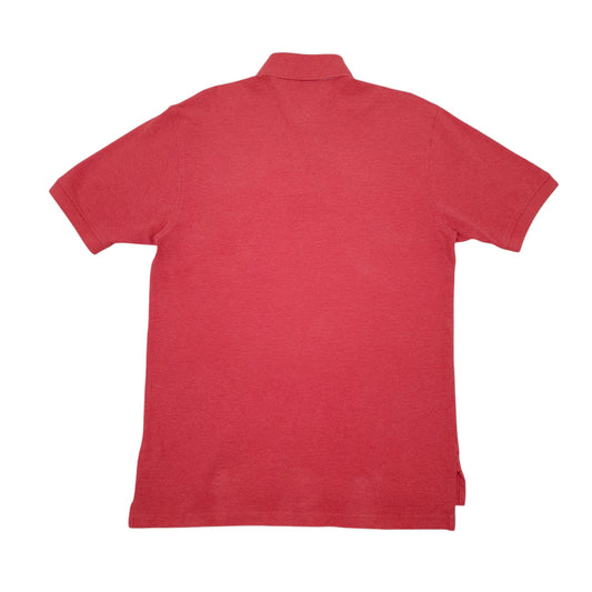 Mens Red Tommy Hilfiger Short Sleeve Polo Shirt