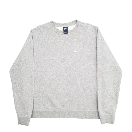 Mens Grey Nike Crewneck Jumper