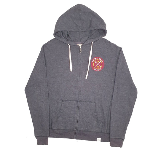 Mens Grey Legacy 92 Hoodie Twin Lakes Full Zip Jumper