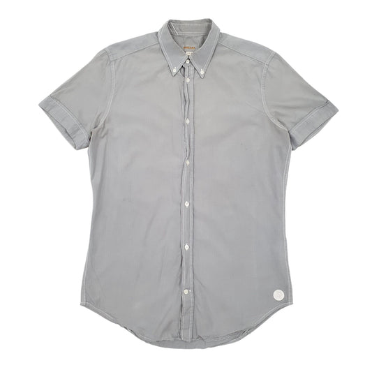 Mens Grey Diesel Short Sleeve Shirt