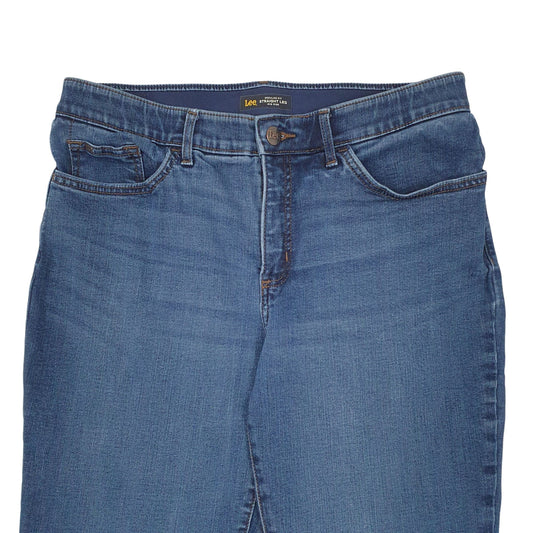 Womens Blue Lee Regular JeansW33 L32