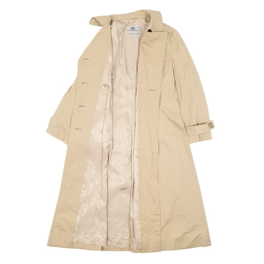 Womens Beige Aquascutum Vintage 90s Coat