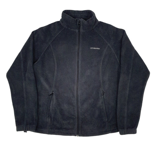 Womens Black Columbia Full Zip Jumper