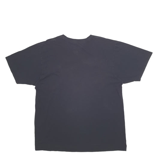 Mens Black Adidas Spellout Short Sleeve T Shirt