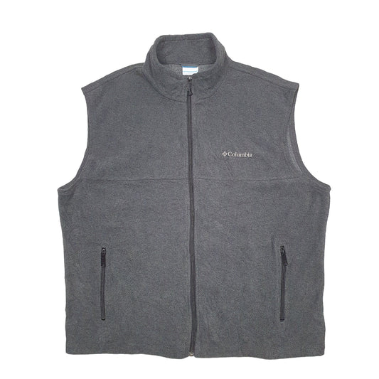 Mens Grey Columbia Get Gilet Jumper