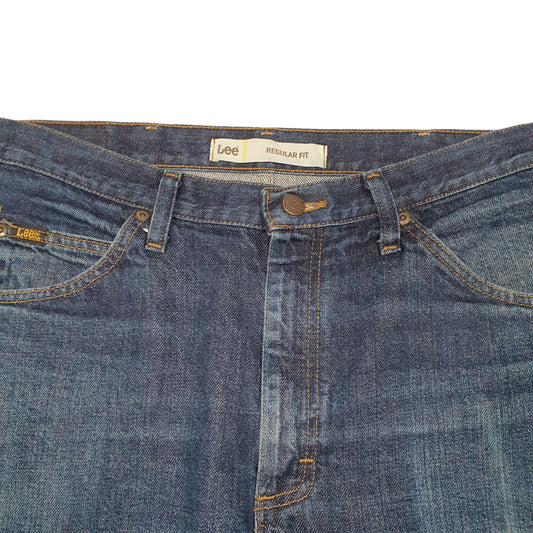 Mens Blue Lee Casual JeansW34 L32