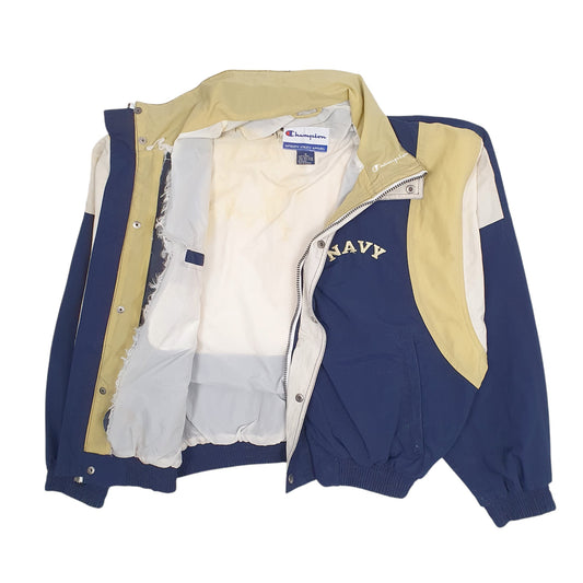 Mens Navy Champion Vintage 1990s Navy Bomber Coat