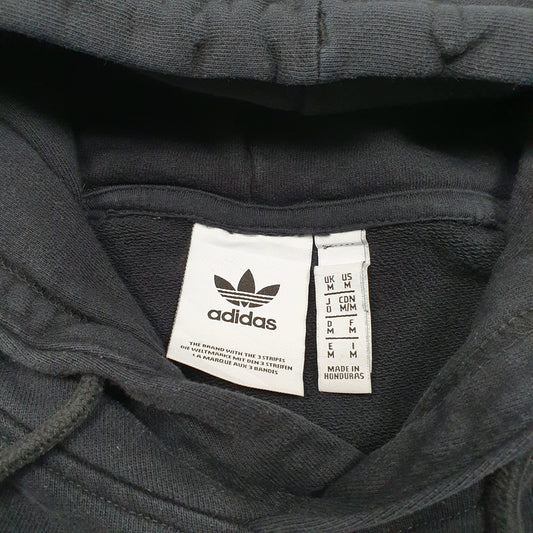 Mens Black Adidas Hoodie Jumper