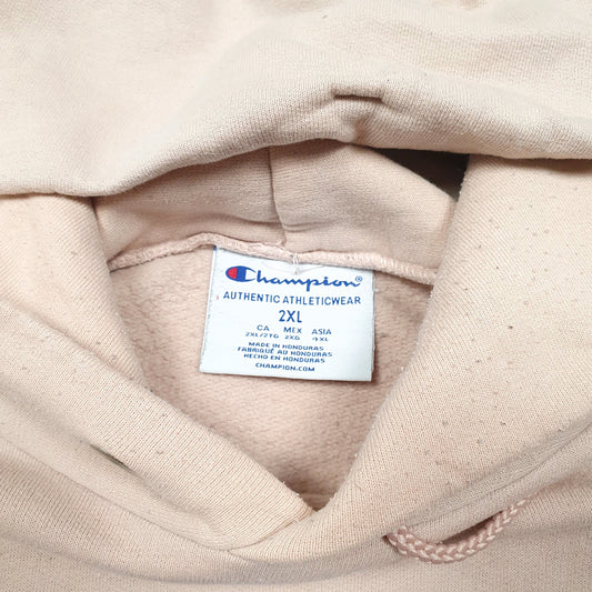 Womens Pink Champion Deco Hoodie Jumper