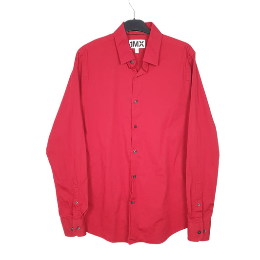 Mens Red 1MX Express Long Sleeve Shirt