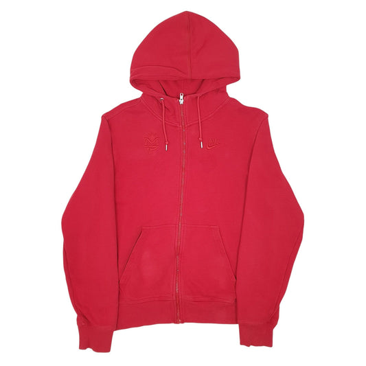 Mens Red Nike Full Zip Jumper