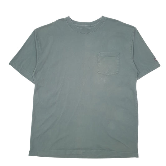 Mens Green Dickies Pocket Workwear Short Sleeve T Shirt