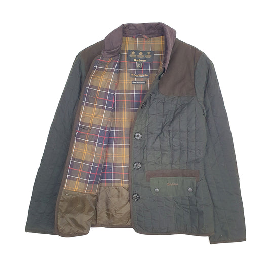 Womens Black Barbour Hartpury Quilted Coat