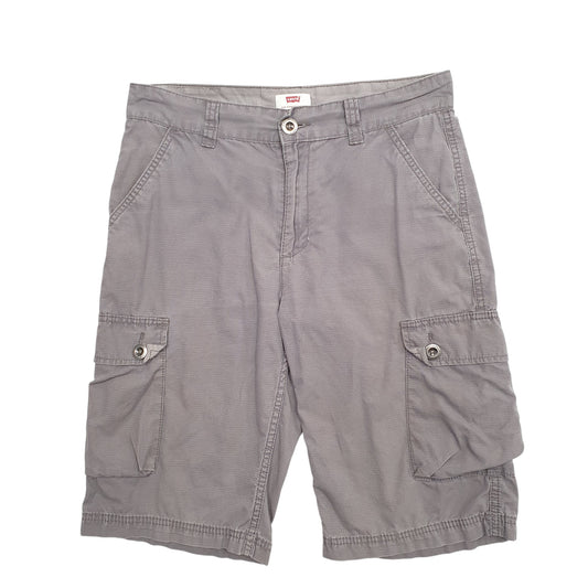 Mens Grey Levis Cargo Shorts