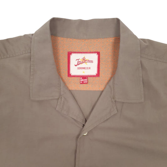 Mens Green Joe Browns Vintage Embroidered Short Sleeve Shirt