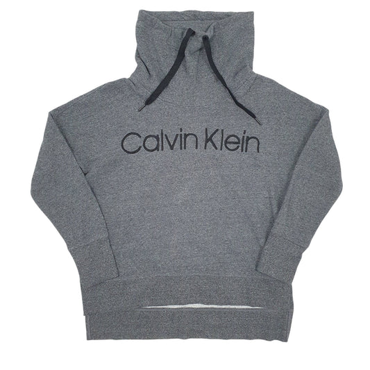 Mens Grey Calvin Klein Turtleneck Jumper