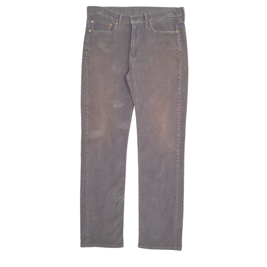 Mens Grey Levis Corduroy Trousers