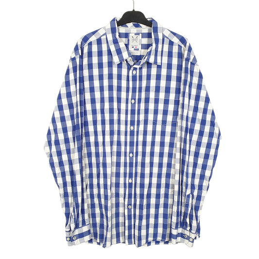 Mens Blue Crew Clothing Coastal Long Sleeve Shirt