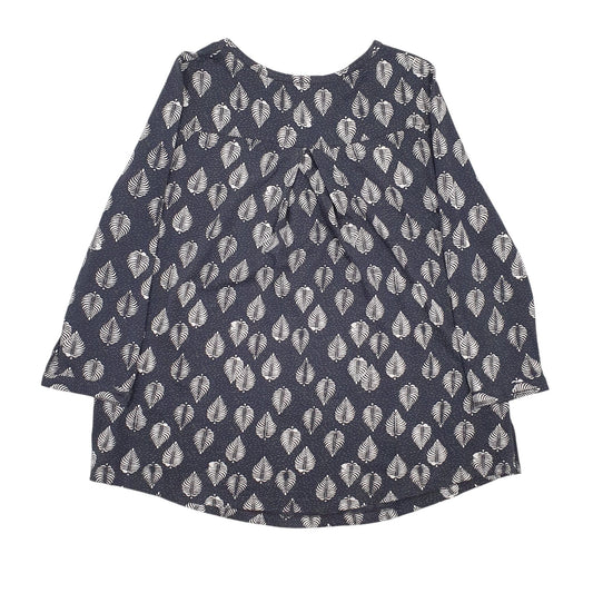 Womens Grey White stuff Blouse Long Sleeve T Shirt