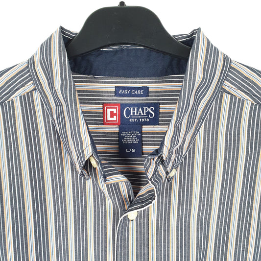 Mens Navy Chaps Long Sleeve Shirt