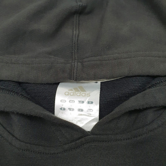 Mens Black Adidas Hoodie Jumper