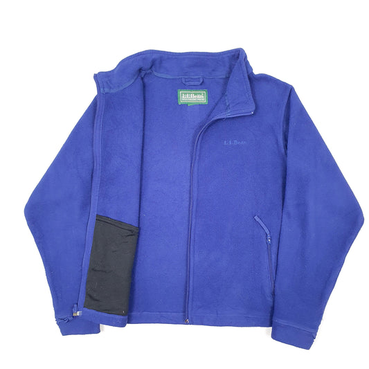 Womens Blue L.L.Bean Full Zip Jumper