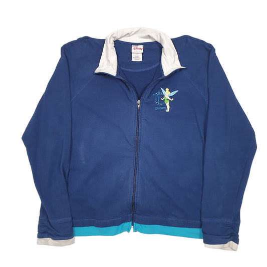 Womens Navy Disney Tinkerbell Tink Fairy Pan Dream Full Zip Jumper