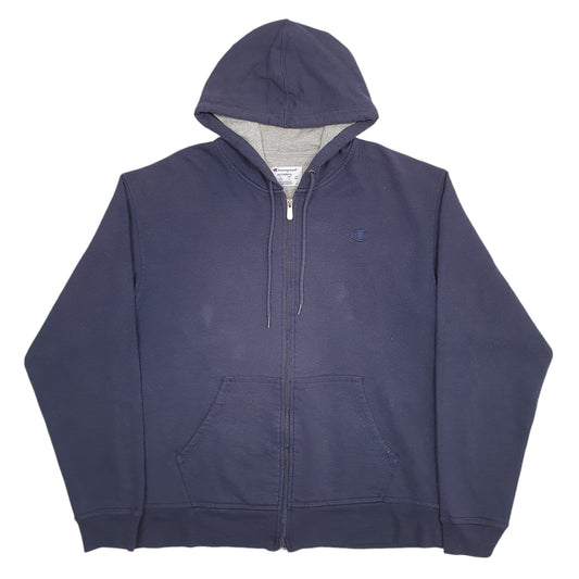 Mens Navy Champion Full Zip Jumper