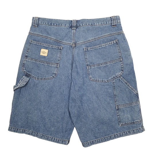 Mens Blue Lee Dungarees Carpenter Shorts