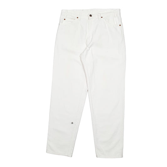 Mens White Levis Made In USA Vintage 550 JeansW33 L30