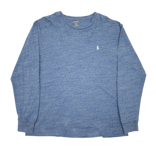 Mens Blue Polo Ralph Lauren Long Sleeve T Shirt