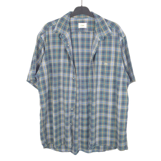 Mens Green Lacoste Short Sleeve Shirt