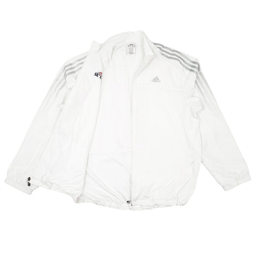 Mens White Adidas Climacool Coat