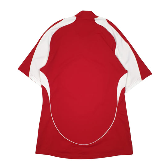 Mens Red Adidas TSS Academy Football Soccer Short Sleeve T Shirt