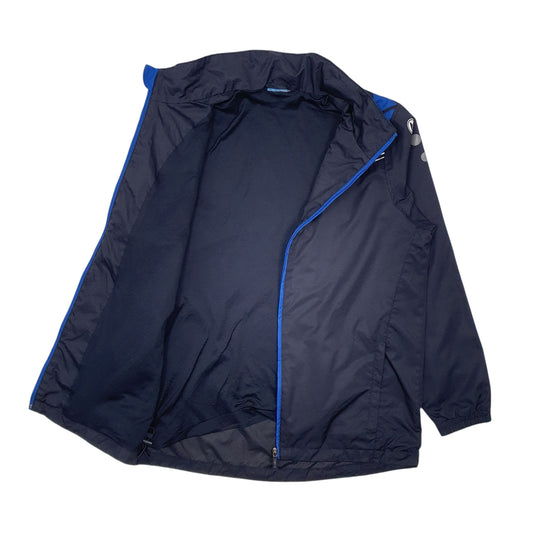 Mens Black Jako Sport Hooded Active Wear Crewneck Coat