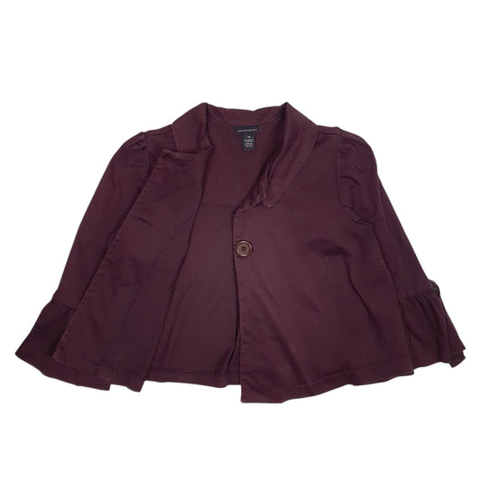 Womens Burgundy Courtenay Full Zip Coat
