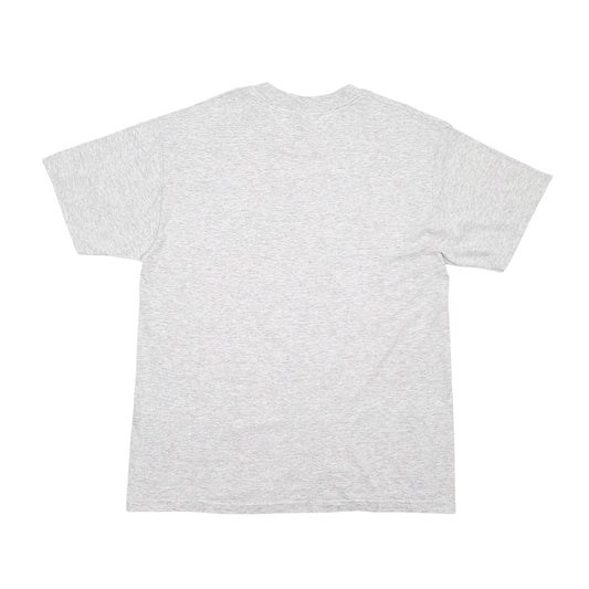 Mens Grey Hanes Vintage 90s Preshrunk Short Sleeve T Shirt