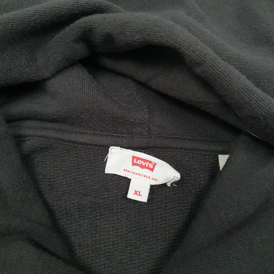 Womens Black Levis Hoodie Jumper