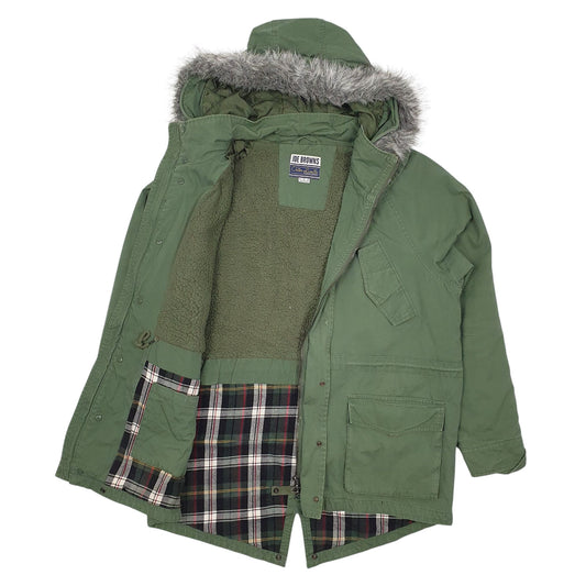 Mens Green Joe Brown Coat