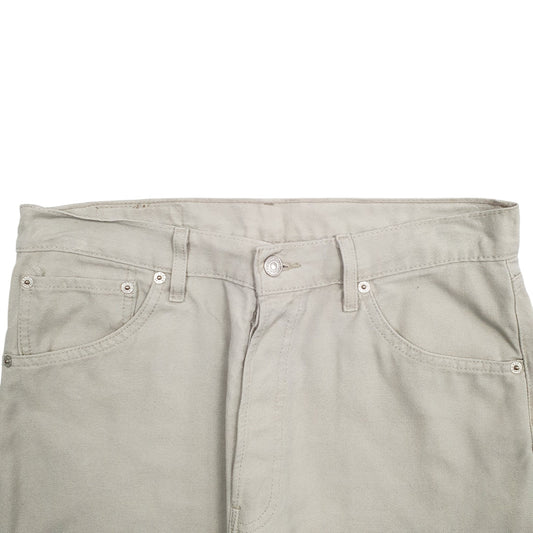 Mens Beige Levis 551 JeansW32 L34