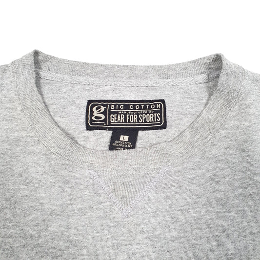 Mens Grey Gear For Sports Air Force Academy USA USAAF Spellout Crewneck Jumper