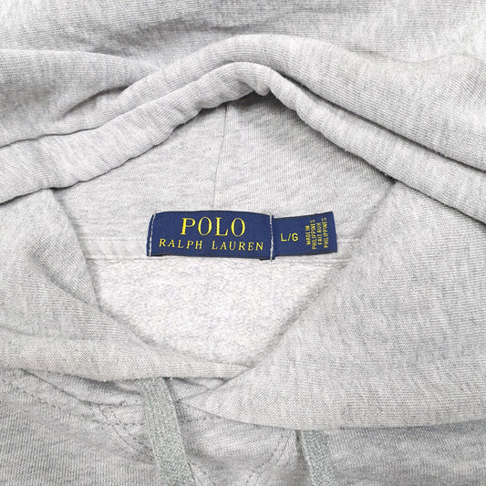 Mens Grey Polo Ralph Lauren Hoodie Jumper