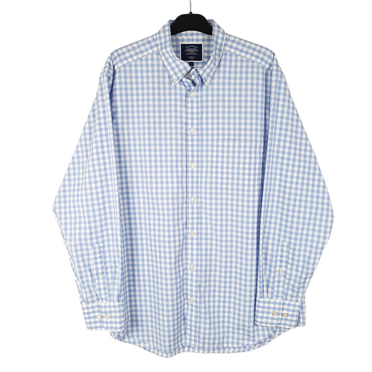 Mens Blue Charles Tyrwhitt Long Sleeve Shirt