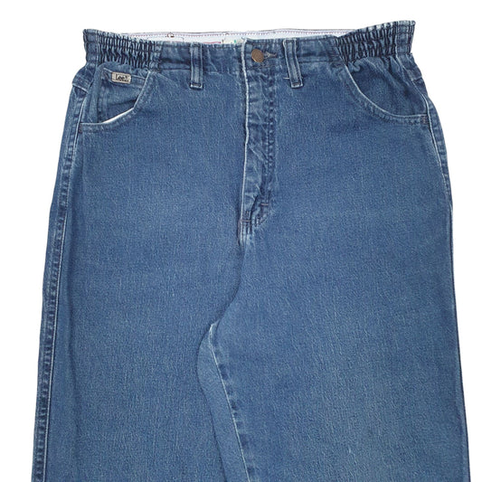 Womens Blue Lee Side Elastic JeansW30 L31